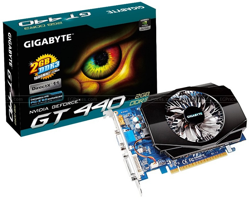 سعر جيجابايت جى فورس GT 440 2GB DDR3 فى مصر | EGPrices