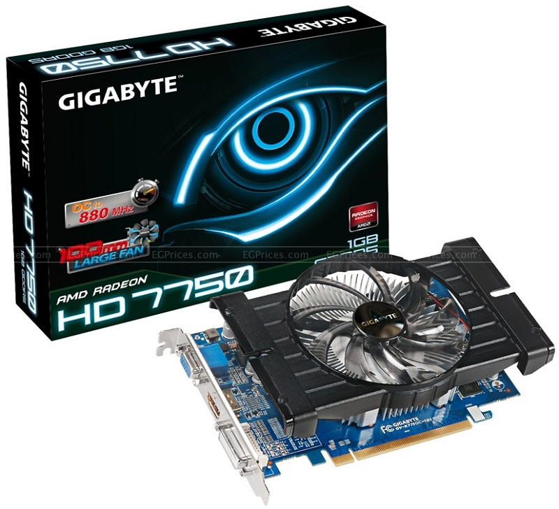 Gigabyte AMD Radeon HD 7750 OC 1GB GDDR5