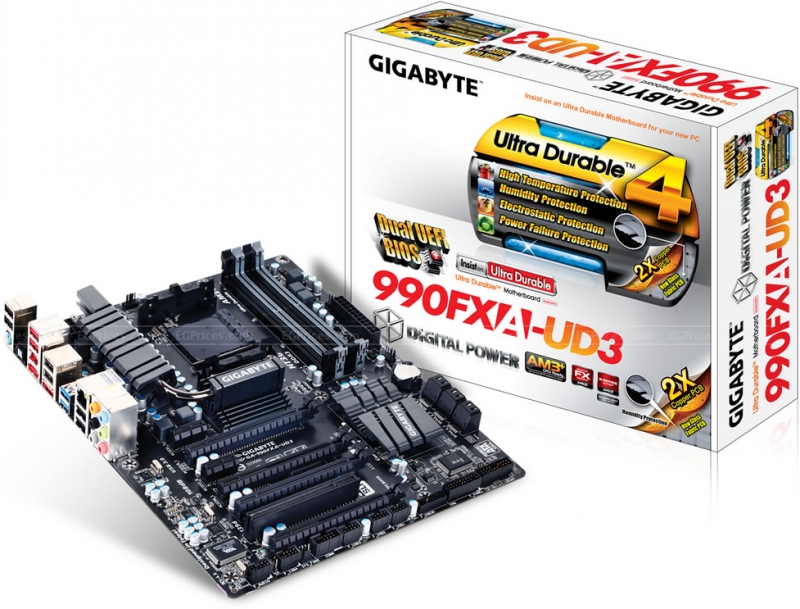 Gigabyte GA990FXAUD3 Socket AM3+ Motherboard