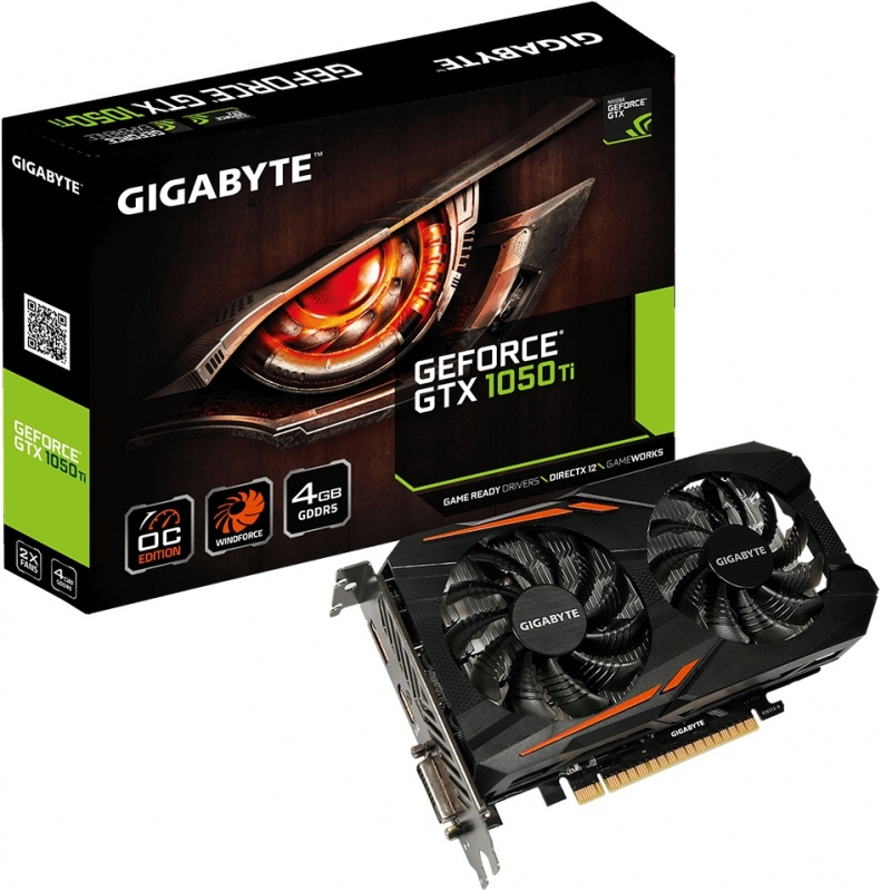 Gigabyte GeForce GTX 1050 Ti OC 4G GDDR5