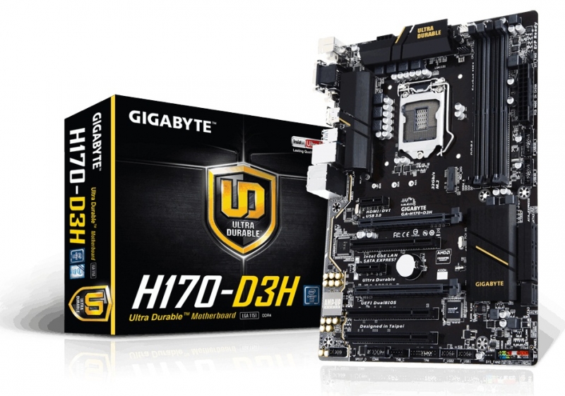 Gigabyte GAH170D3H Socket 1151 Motherboard (rev. 1.0)