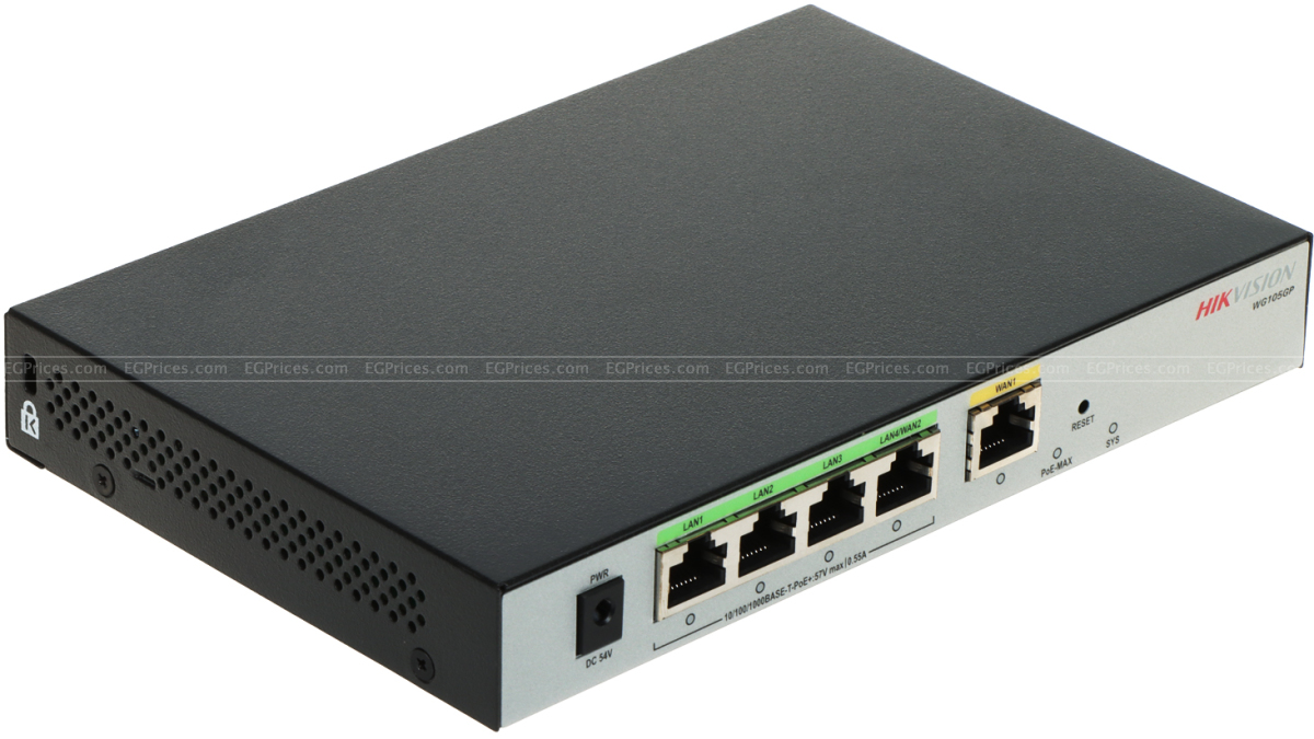zoom image for Hikvision DS-3WG105GP-SI All in One 5 Port PoE Router