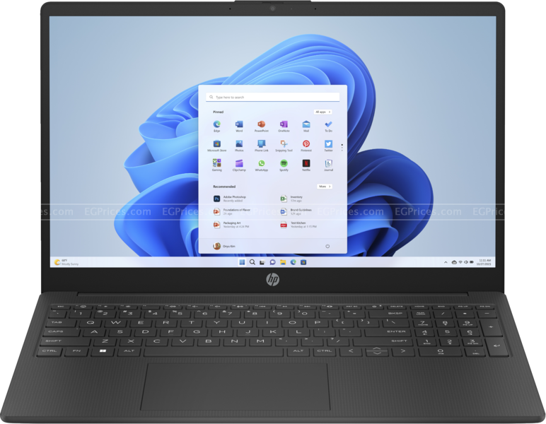 صورة مكبرة ل اتش بي 15-fc0036ne لابتوب رايزن 7-7730u ‏16 جيجا 512 جيجا راديون جرافكس 15.6 بوصة ويندوز 11