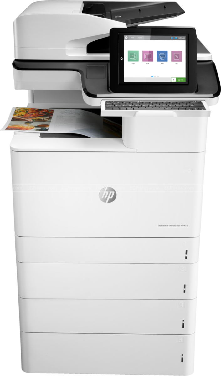صورة مكبرة ل اتش بي mfp m776z طابعة الوان ليزر جيت انتربرايز فلو
