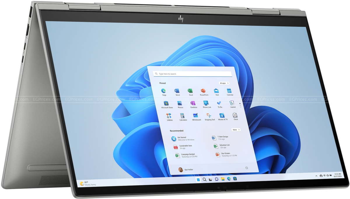صورة مكبرة ل اتش بي انفي x360 15-fe1082wm لابتوب الترا 7 155u 16 جيجا 512 جيجا اس اس دي انتل جرافكس 15.6 بوصة ويندوز 11