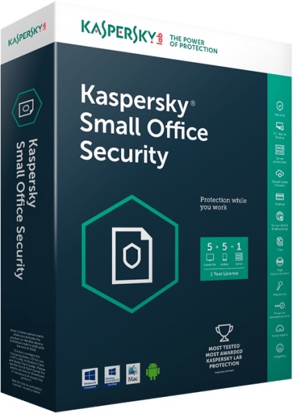صورة مكبرة ل Kaspersky Small Office Security (5 Desktops + 5 Mobile + 1 Server)