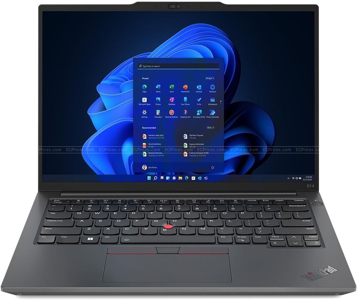 zoom image for Thinkpad E14 Gen 5 i5-1335U 8GB 512GB SSD Intel Iris Xe graphics 14 Inch Dos Laptop