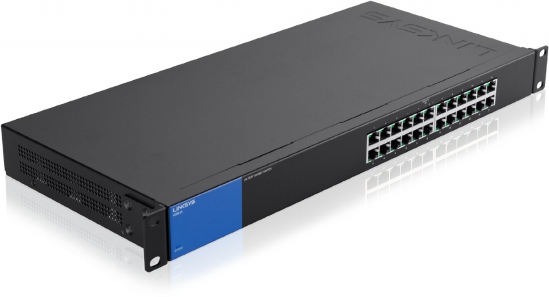 صورة مكبرة ل Linksys LGS124 24-Port Rackmount Business Gigabit Switch