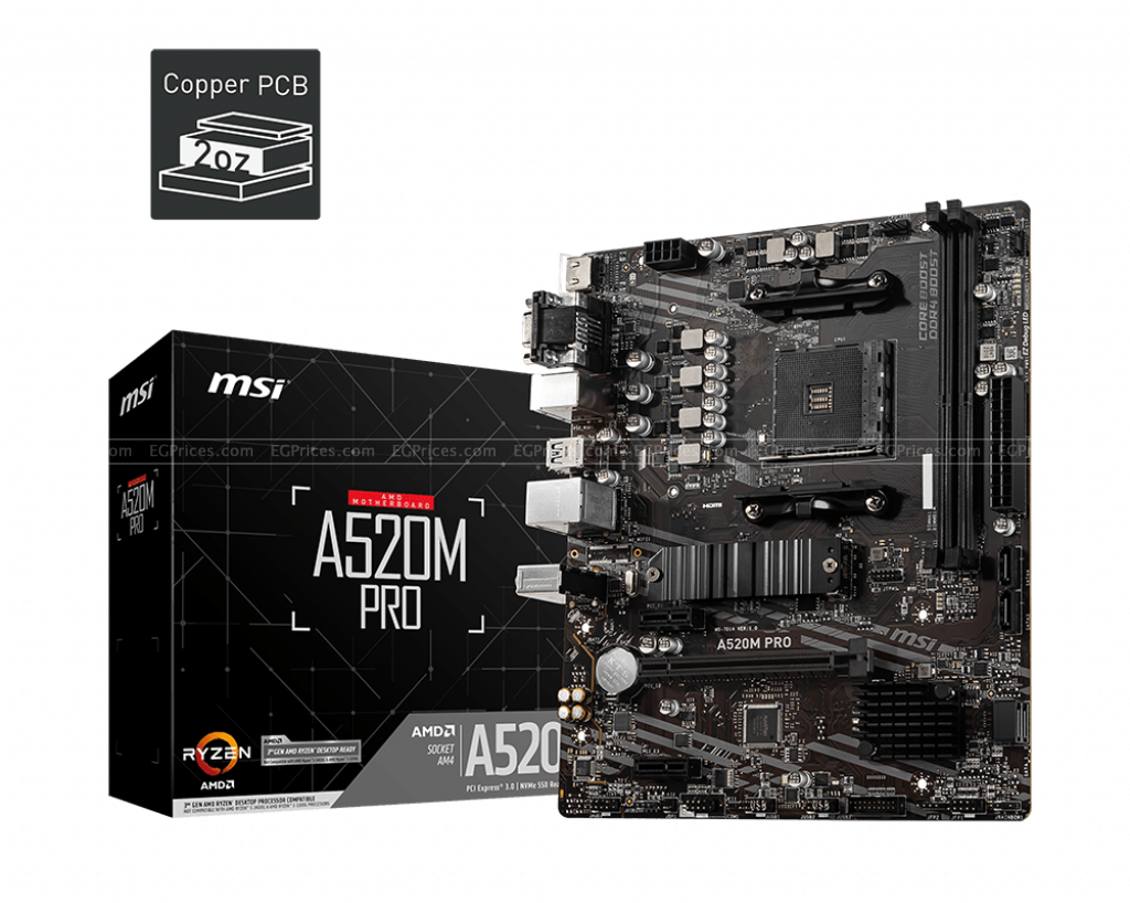 صورة مكبرة ل ام اس اى a520m pro am4 