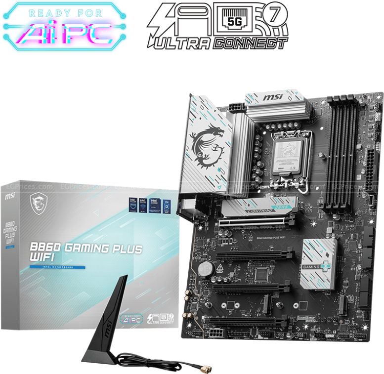 zoom image for B860 GAMING PLUS WIFI LGA 1851 Motherboard