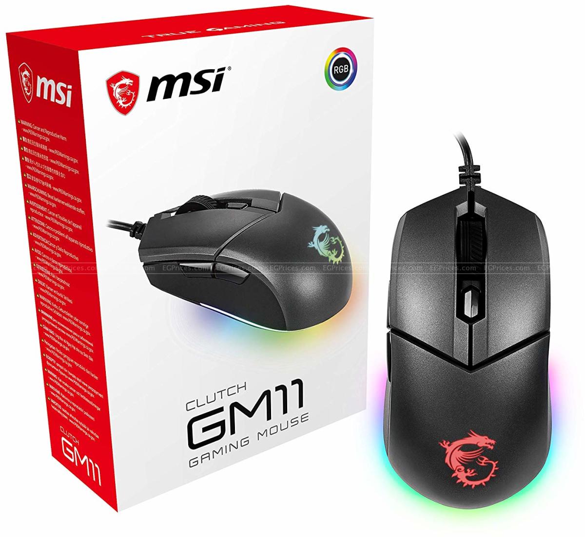 MSI Clutch GM11 Gaming Mouse price in Egypt