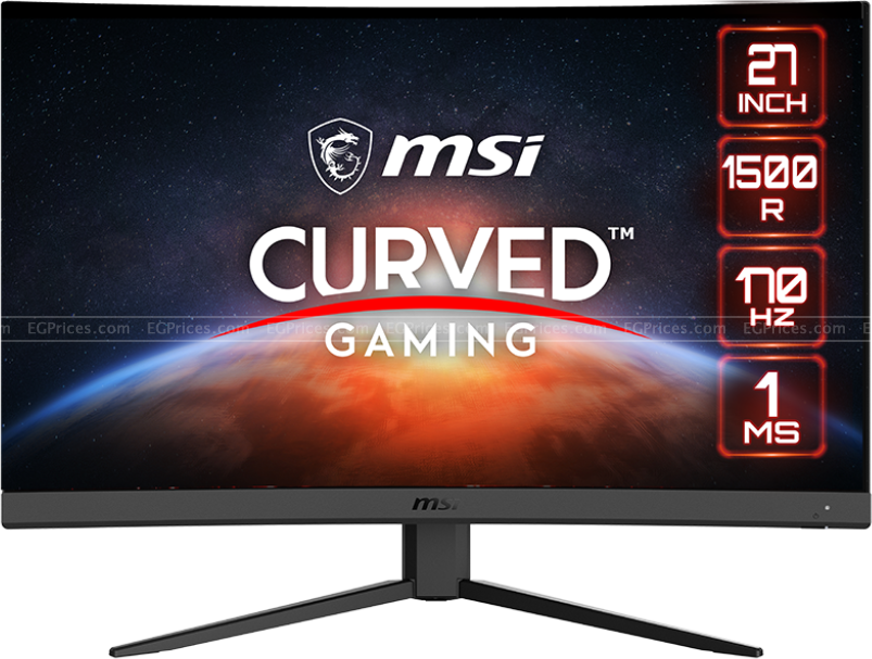 صورة مكبرة ل ام اس اي g27cq4 e2 شاشة 27 بوصة ليد منحنية للألعاب wqhd