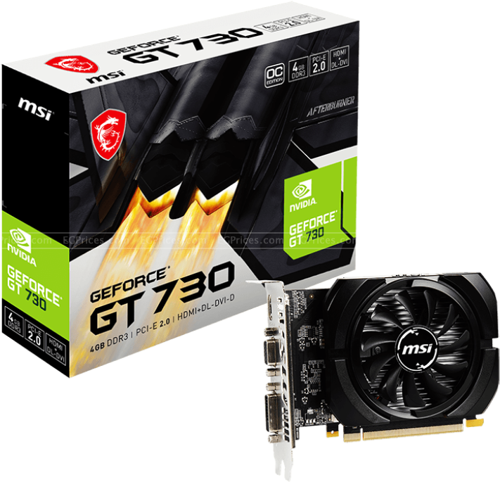 MSI GeForce GT 730 OC V1 4GB DDR3 price in Egypt