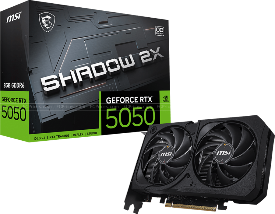 zoom image for GeForce RTX 5050 SHADOW 2X OC 8GB