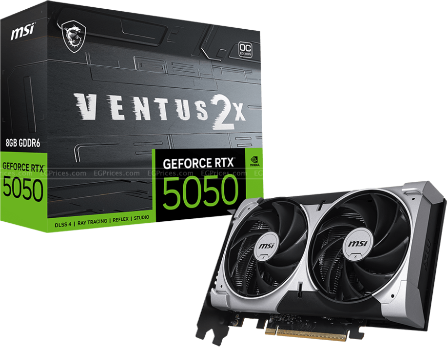 zoom image for GeForce RTX 5050 VENTUS 2X OC 8GB