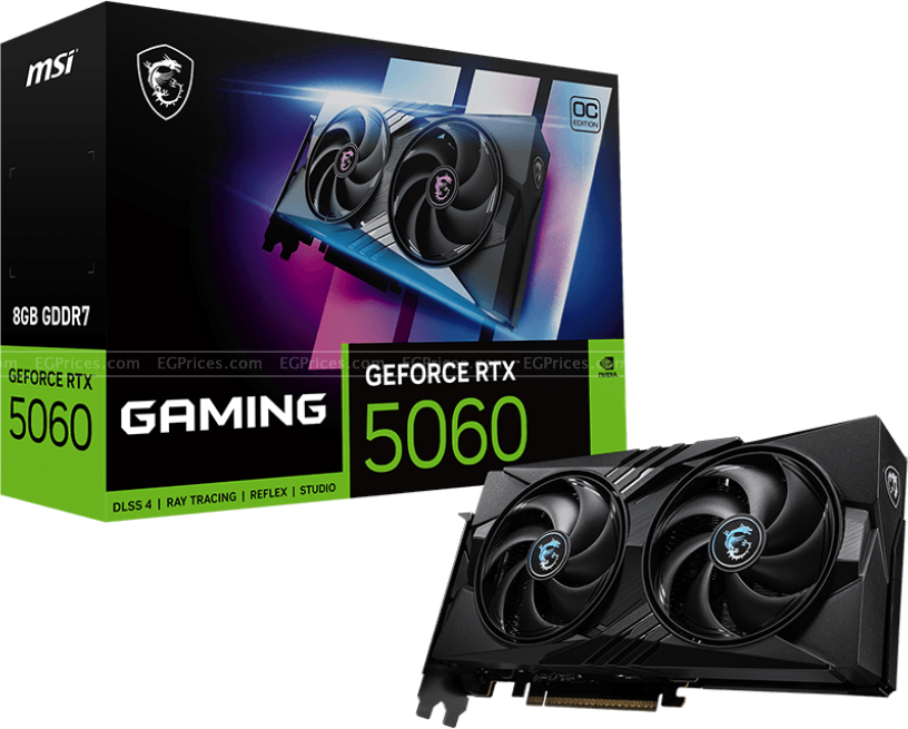 zoom image for GeForce RTX 5060 GAMING OC 8GB