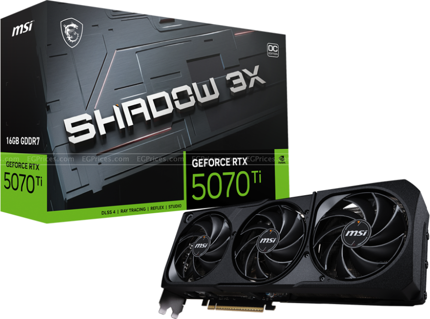 zoom image for GeForce RTX 5070 Ti SHADOW 3X OC 16GB