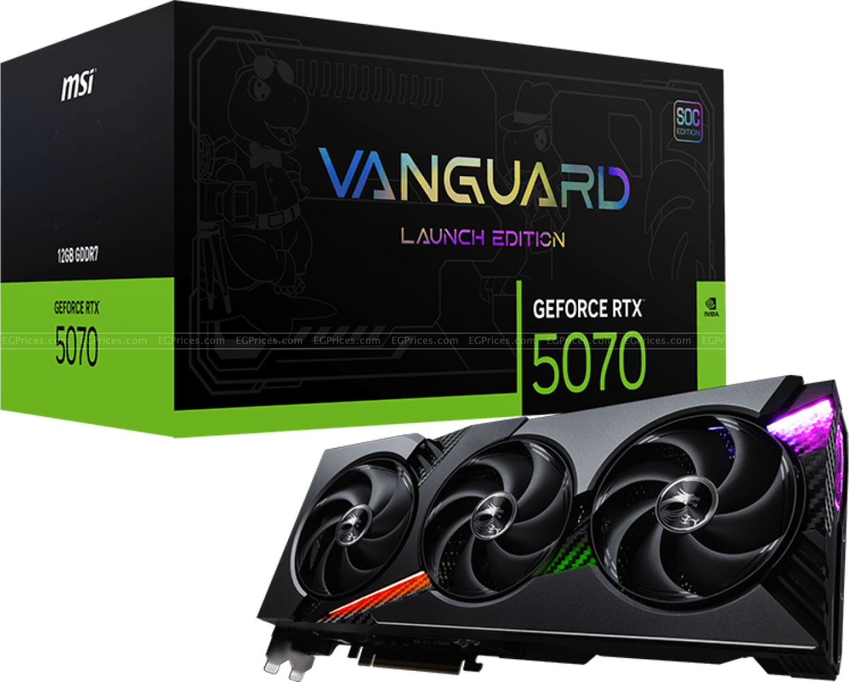 zoom image for Geforce RTX 5070 VANGUARD SOC LAUNCH EDITION 12GB