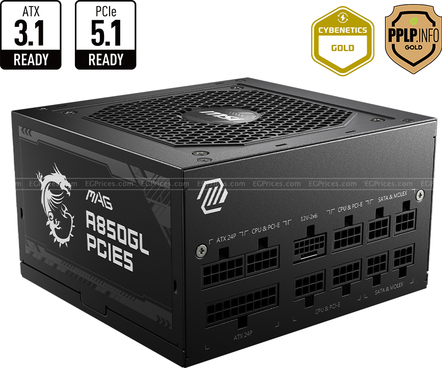 zoom image for MAG A850GL PCIE5 Power Supply