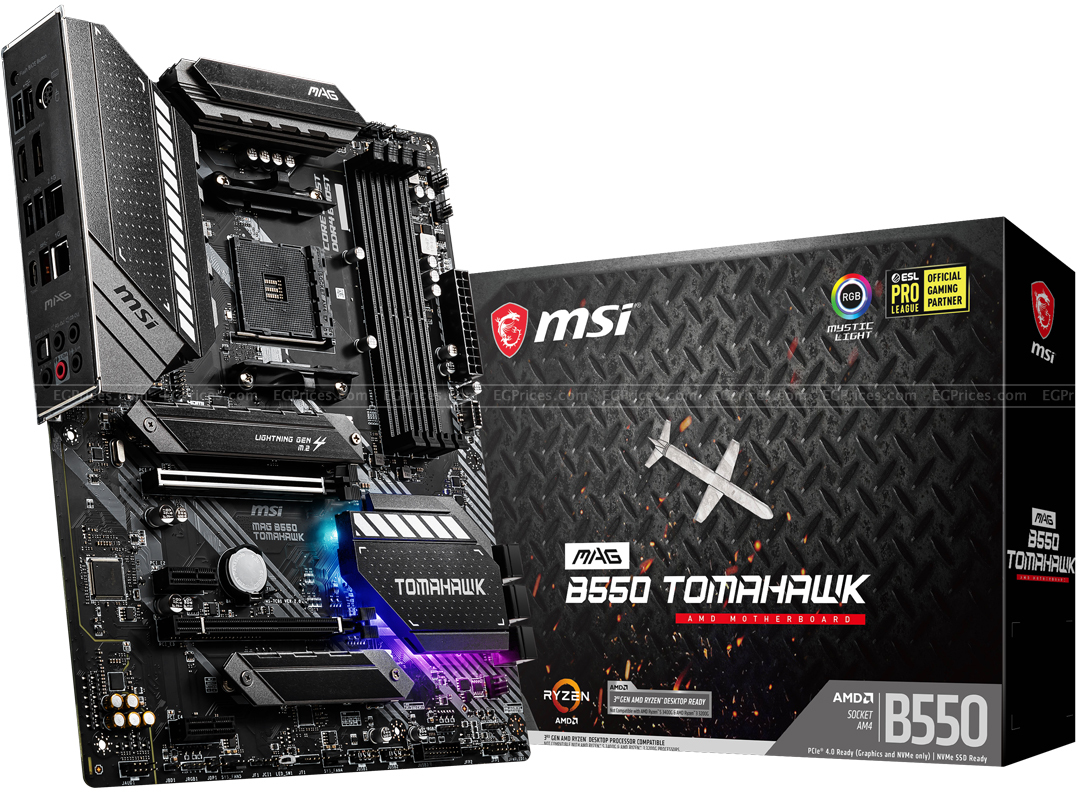 MSI MAG B550 TOMAHAWK Socket AM4 Motherboard price in Egypt