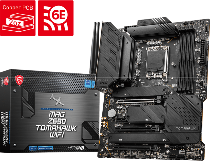 zoom image for MAG Z690 TOMAHAWK WIFI LGA1700 Motherboard