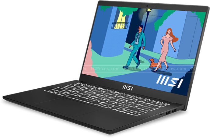 صورة مكبرة ل ام اس اي مودرن 14 c12mo لابتوب i3-1215u ‏8 جيجا 256 جيجا اس اس دي انتل الترا اتش دي جرافكس 14 بوصة دوس