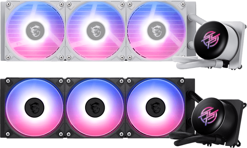 صورة مكبرة ل ام اس اي ام بي جي كور ليكويد p13 360 مبرد مائي للمعالج AIO