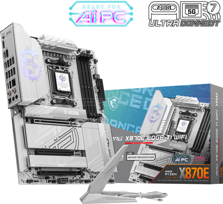 zoom image for MPG X870E EDGE TI WIFI Socket AM5 Motherboard