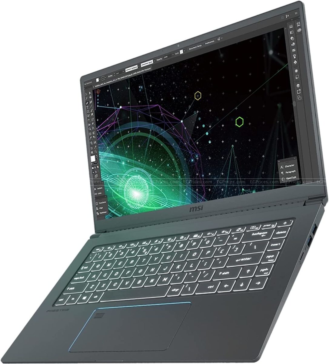 MSI Prestige 15 A11SCS i7-1185G7 16GB 512GB SSD NVIDIA GTX1650 15.6 ...