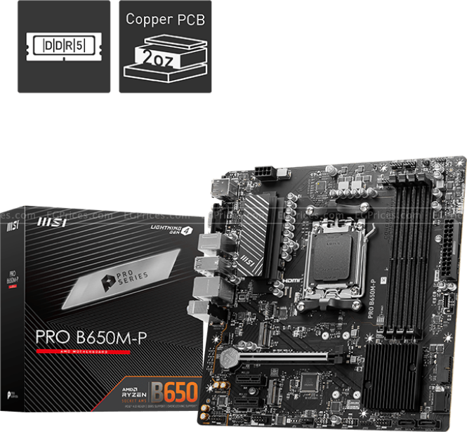 صورة مكبرة ل ام اس اي برو b650m-p  am5