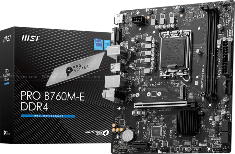 zoom image for PRO B760M-E DDR4 LGA 1700 Motherboard