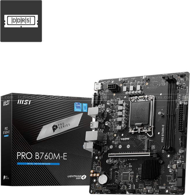 zoom image for PRO B760M-E LGA 1700 Motherboard