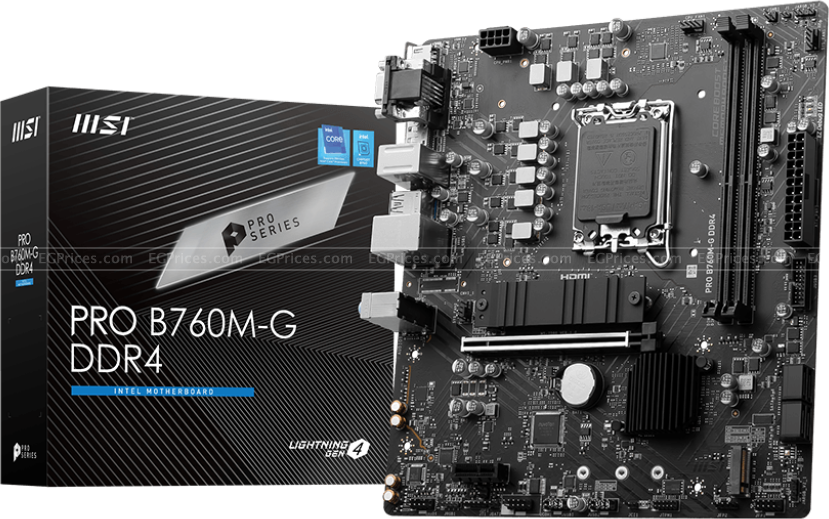 صورة مكبرة ل MSI PRO B760M-G DDR4 LGA 1700 Motherboard