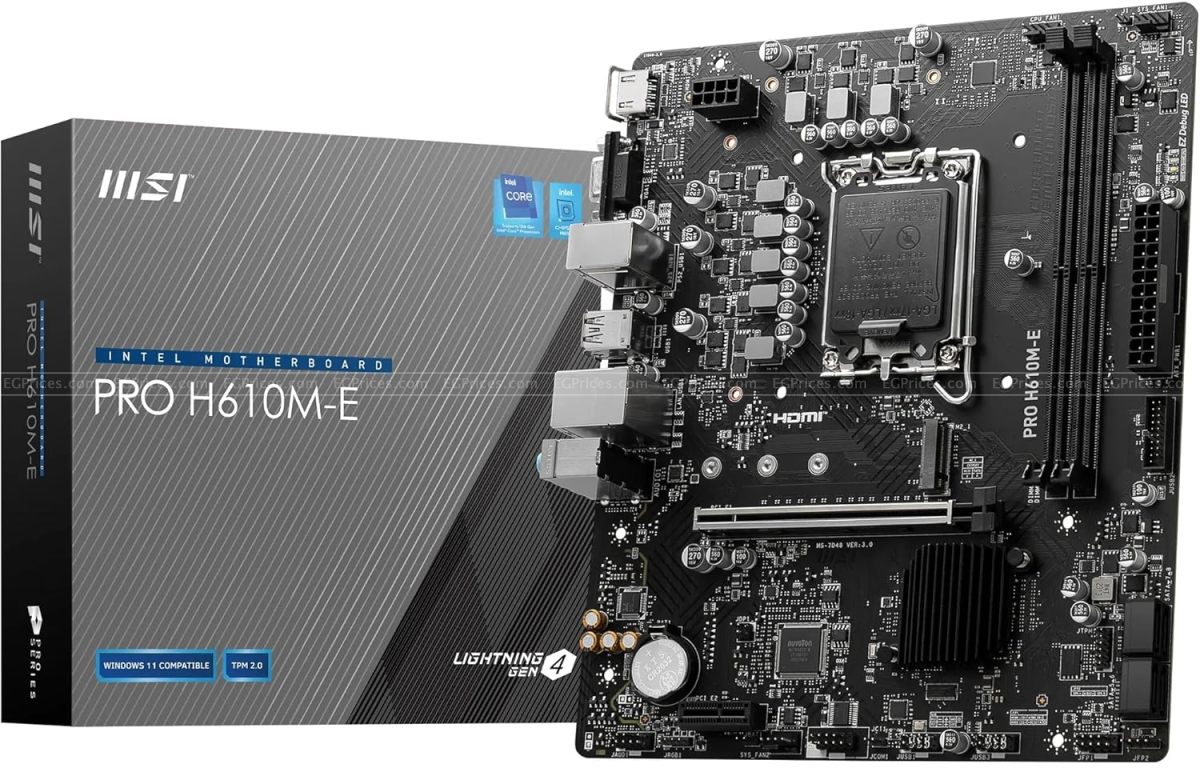 zoom image for PRO H610M-E LGA1700 Motherboard