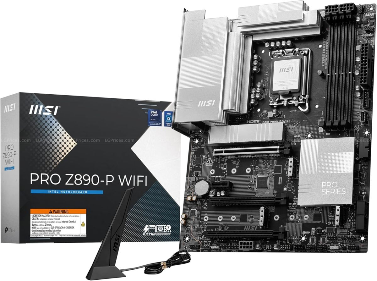 zoom image for PRO Z890-P WIFI LGA1851 Motherboard