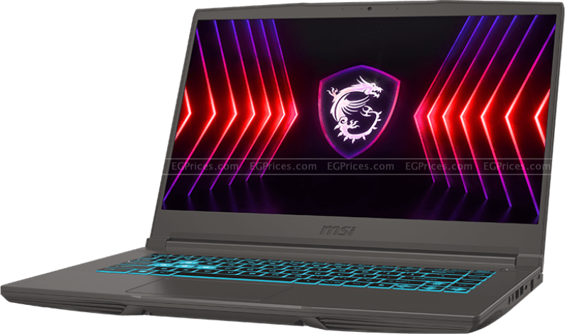 zoom image for Thin 15 B12UDX-2224US i5-12450H 8GB 512GB SSD Nvidia GeForce RTX 3050 15.6 Inch W11 Laptop