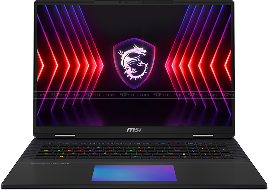 صورة مكبرة ل ام اس اي تيتان 18 hx ai a2xwjg لابتوب الترا 9 285hx ‏48جيجا x 2 4 تيرا اس اس دي نفيديا ار تي اكس 5090 18 بوصة ويندوز 11