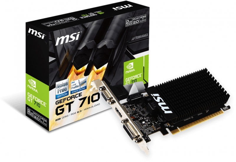 صورة مكبرة ل ام اس اى جى فورس GT 710 2G GDDR3 (GT 710 2GD3H LP)