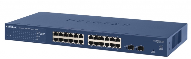 صورة مكبرة ل Netgear GS724T-400EUS ProSAFE 24 Port Gigabit Smart Switch
