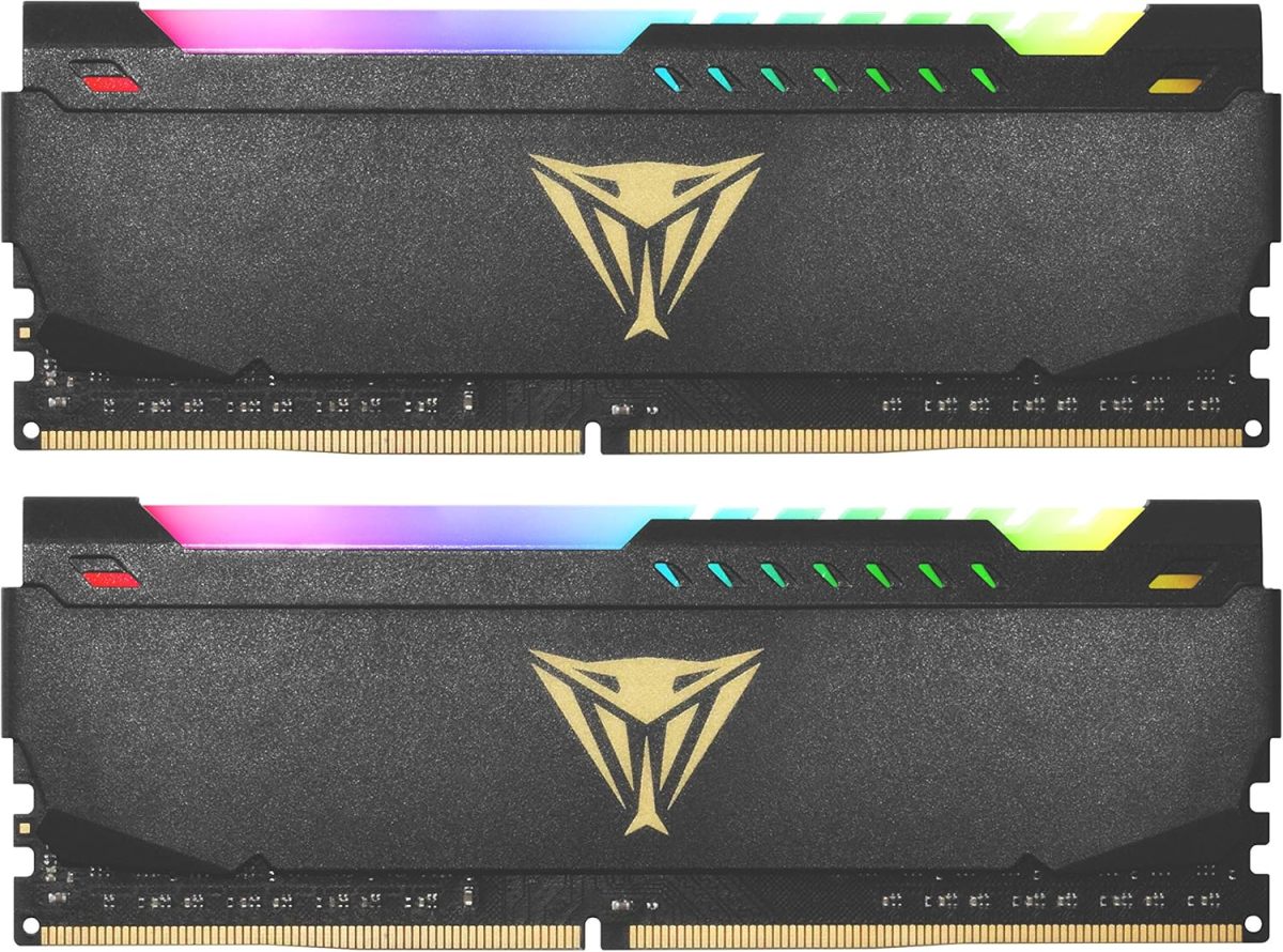 صورة مكبرة ل باتريوت فايبر ستيل ار جي بي  مكتبية 32 جيجا (2x16gb) ddr4 3200 cl16