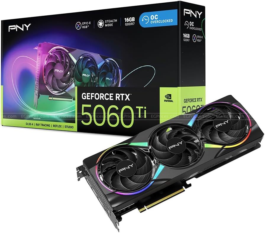 zoom image for Geforce RTX 5060 Ti 16GB EPIC-X RGB OC