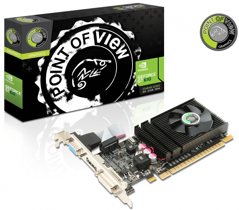 Point Of View GeForce GT610 2GB DDR3 (VGA-610-C5-2048) price in Egypt