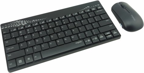 zoom image for Rapoo 8000 Wireless Mouse And Keyboard Combo