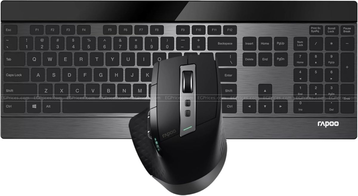 zoom image for Rapoo 9900M Multi Mode Wireless Keyboard and Mouse Combo