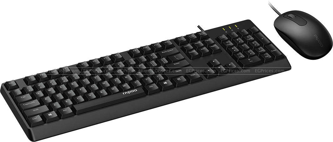zoom image for Rapoo X130 Pro Wired Keyboard and Mouse Combo
