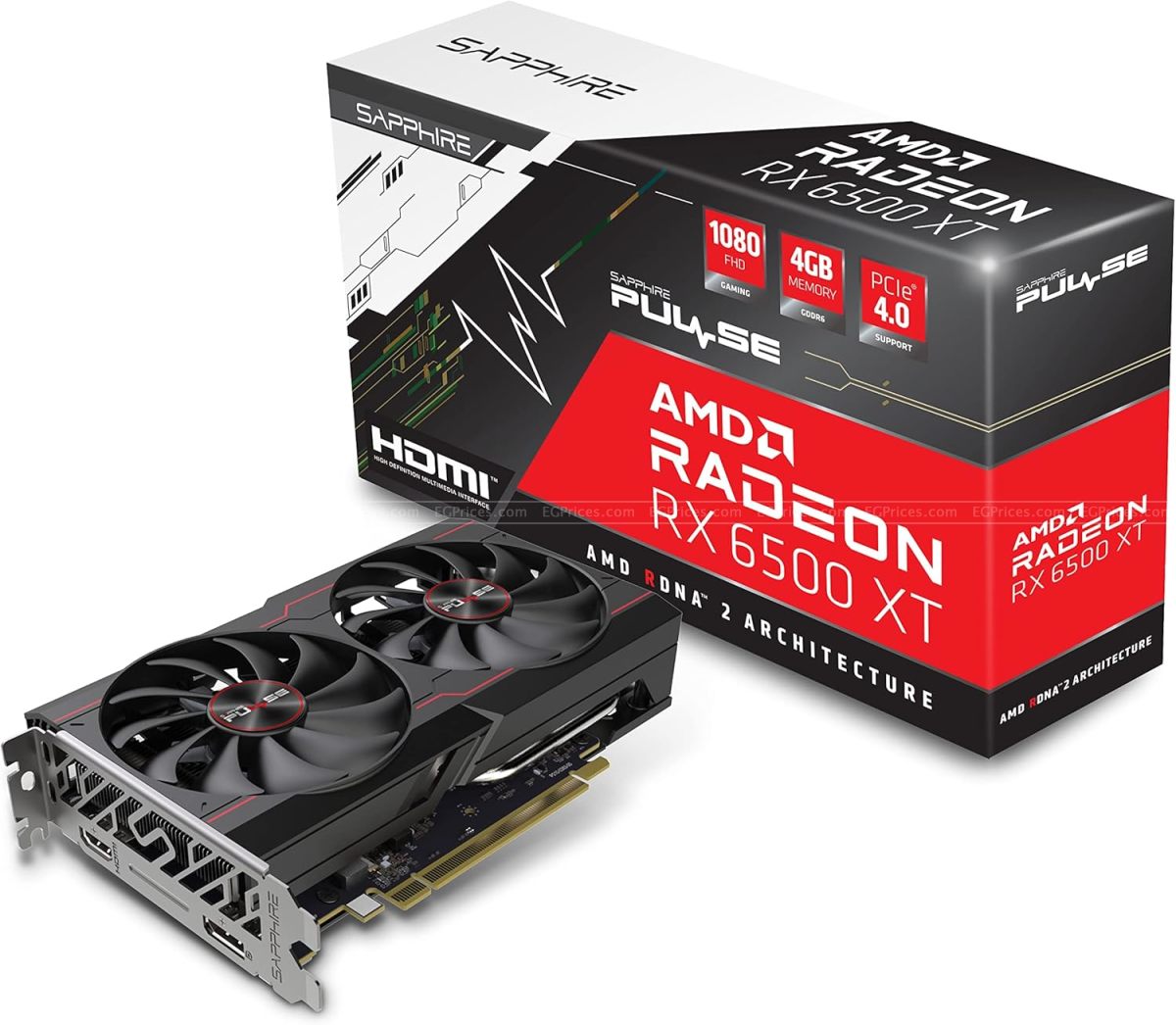 zoom image for PULSE AMD Radeon RX 6500 XT 4GB DDR6