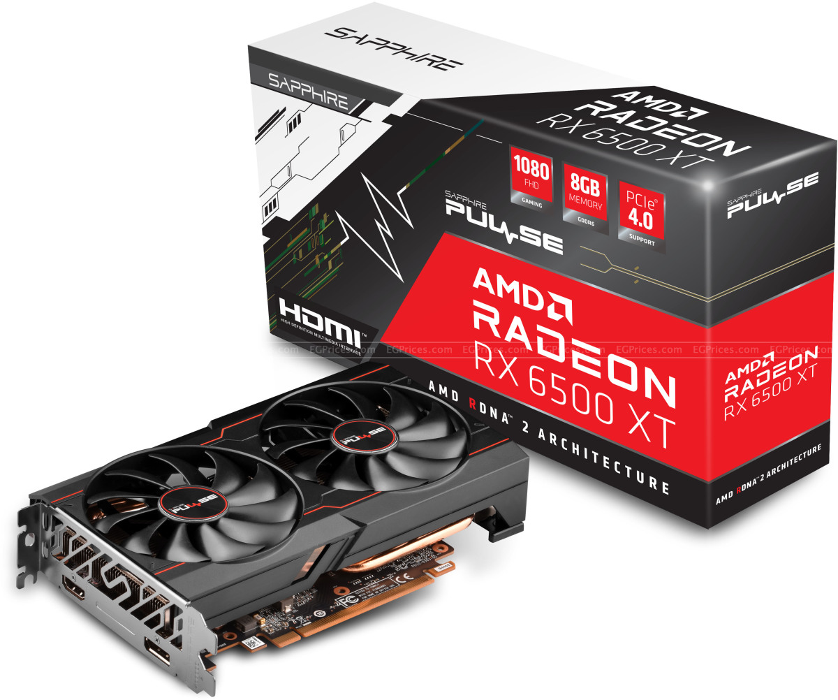 zoom image for PULSE AMD Radeon RX 6500 XT 8GB DDR6