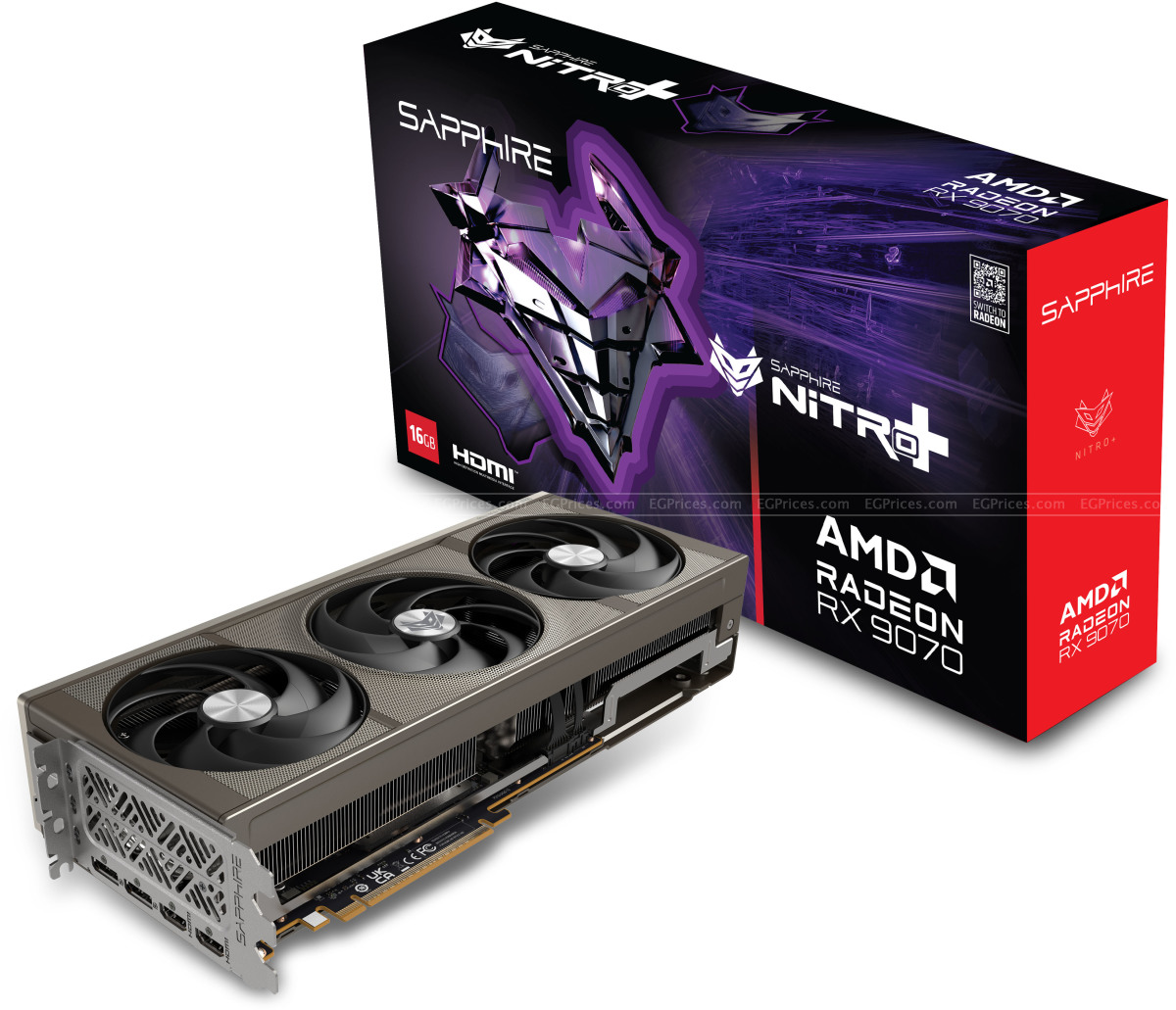 zoom image for SAPPHIRE NITRO+ Radeon RX 9070 16GB GPU