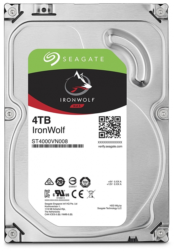 zoom image for IronWolf NAS ST4000VN008 4TB 64MB Cache SATA 6.0Gb/s Internal Hard Drive HDD