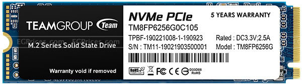 صورة مكبرة ل Team MP33 M.2 2280 256GB SATA III Internal Solid State Drive SSD